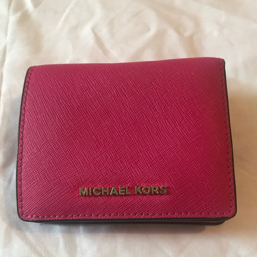 MK Bright Pink Wallet